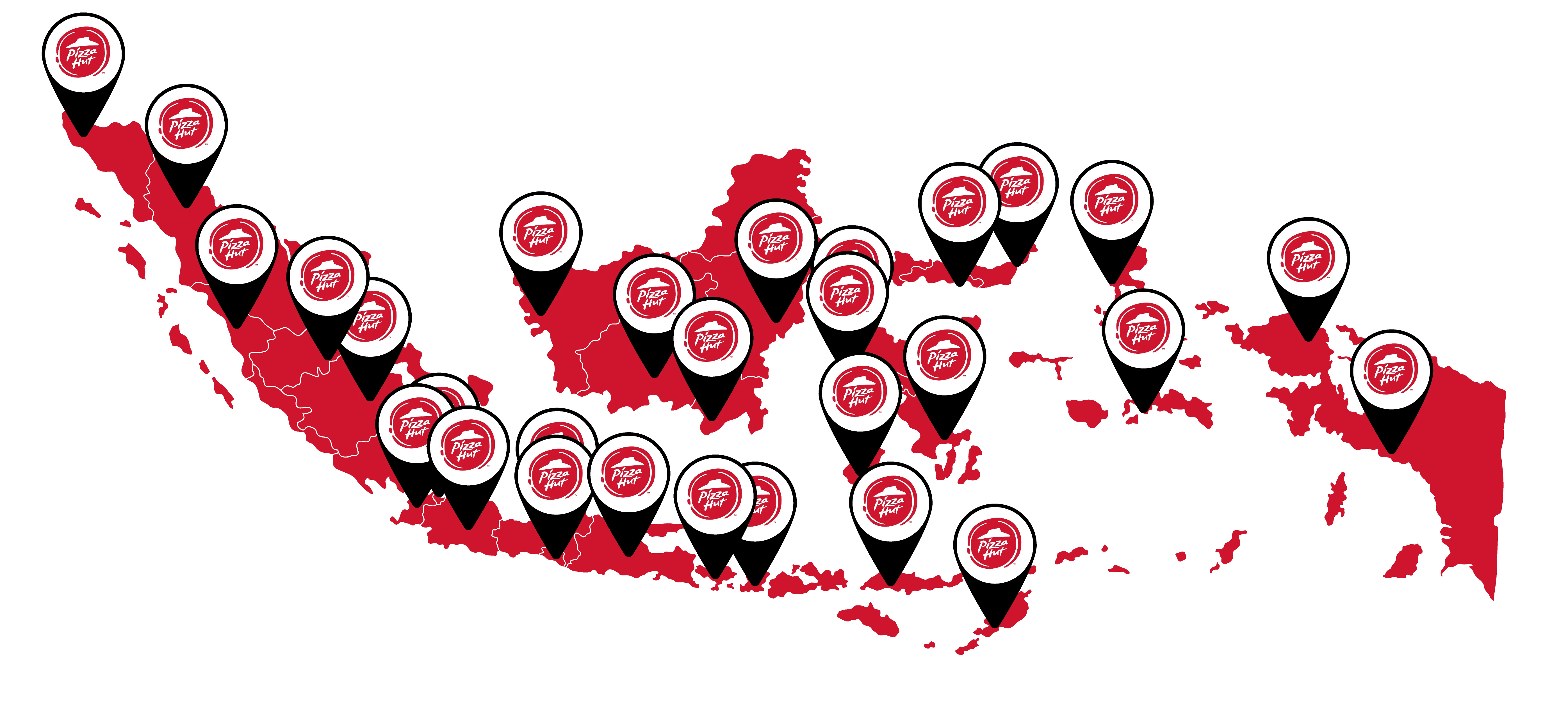 Pizza Hut locations in Indonesia