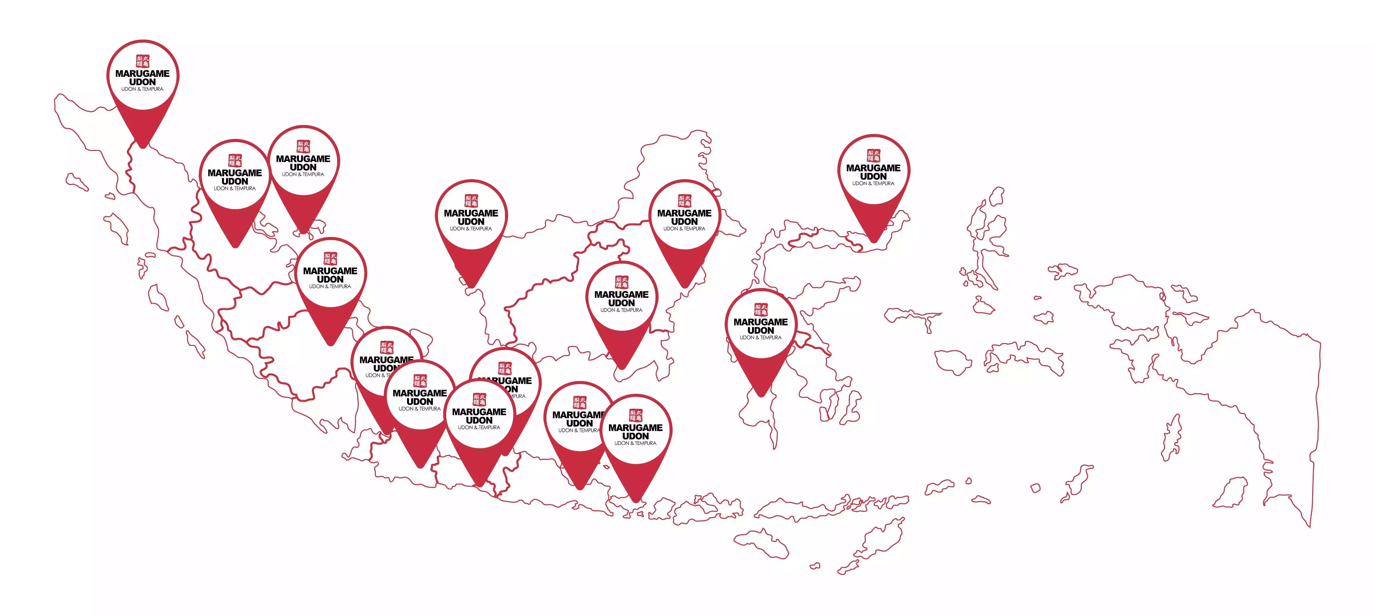 PT Sriboga Marugame Indonesia operates over 70 Marugame Udon restaurants in Indonesia